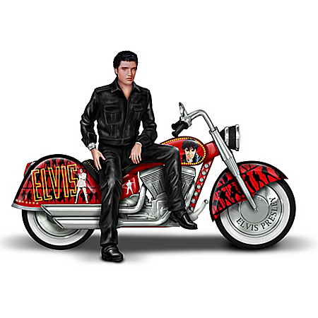 Elvis Presley's Riding With The King Handcrafted Sculpture