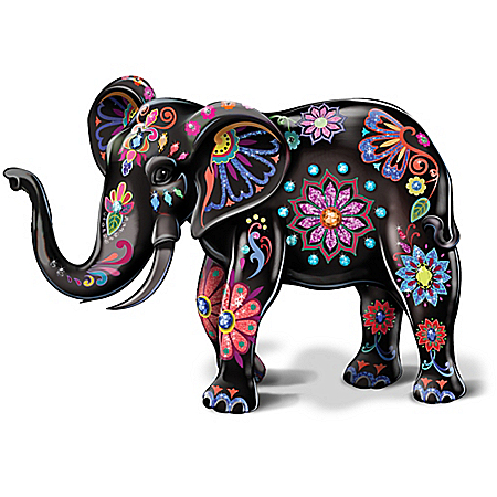 Reign Of The Monarch By Blake Jensen Porcelain Elephant Figurine