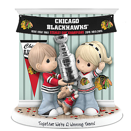 Together We're A Winning Team: Stanley Cup® Champions Chicago Blackhawks® Figurine