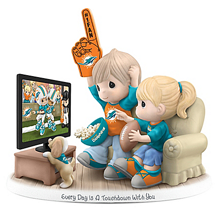 Every Day Is A Touchdown With You Miami Dolphins NFL Figurine