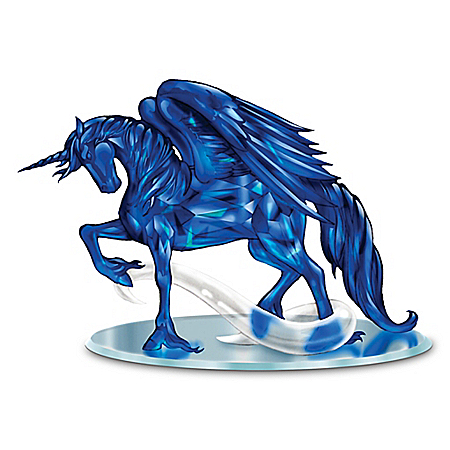 Magic Of The Sapphire Crystalline Unicorn Figurine