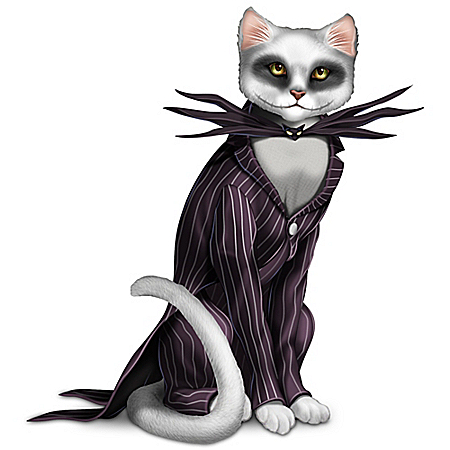 Disney Tim Burtons The Nightmare Before Christmas Purr-fectly Jack Figurine