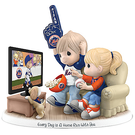 Precious Moments Every Day Is A Home Run With You New York Mets Figurine