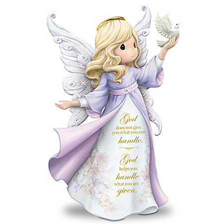 Lena Liu Precious Moments My Strength, My Hope Angel Figurine