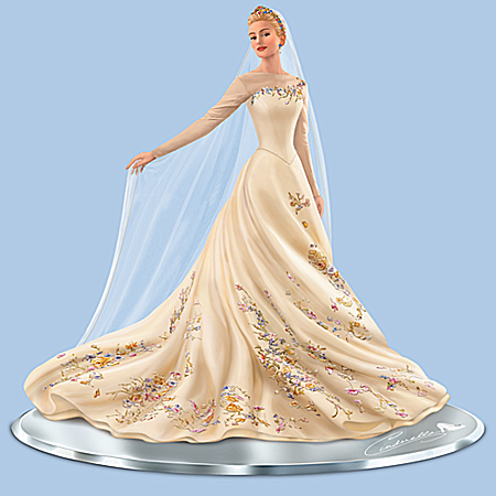 Disney Cinderella The Wedding Gown Hand-Painted Figurine