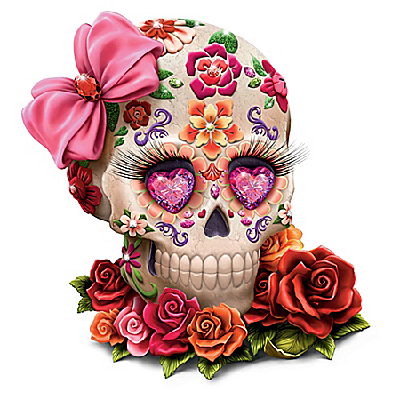 Lady Amora Sugar Skull Figurine By Margaret Le Van
