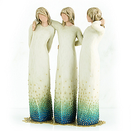 By My Side Gold Leaf Figurine