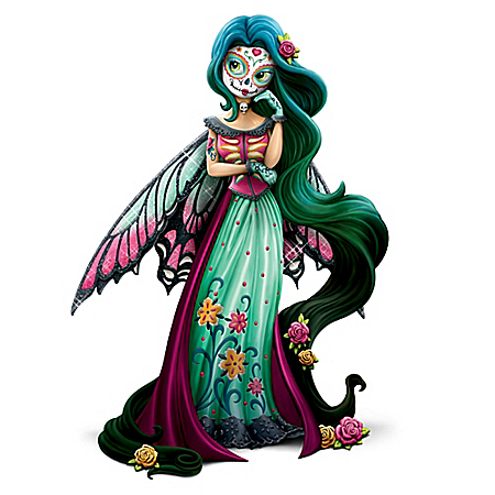 Nene Thomas Magical Blessing Sugar Skull Fairy Figurine