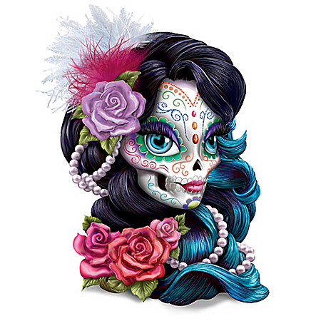 Blake Jensen: Spirit Of Love Sugar Skull Figurine