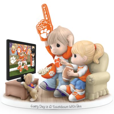Every Day Is A Touchdown With You Clemson Tigers Precious Moments Figurine