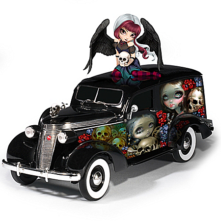 Guardian Of The Underworld Jasmine Becket-Griffith Hearse Sculpture