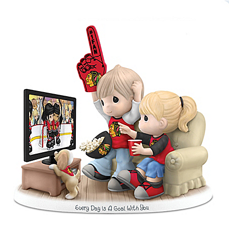 Precious Moments Every Day Is A Goal With You Porcelain Figurine