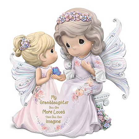 Granddaughter, You Are More Loved Than You Can Imagine Precious Moments Figurine