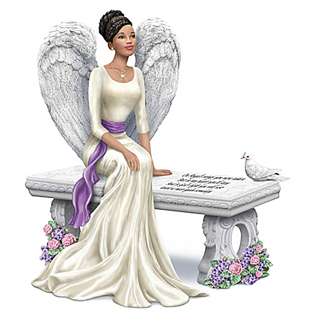 Keith Mallett Heavens Embrace Bereavement Angel Figurine