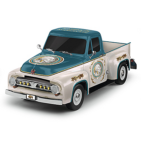 Honoring The American West Indian Head Nickel Ford Truck Sculpture