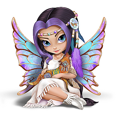 Jasmine Becket-Griffith Moonchaser, The Brave Mystical Maiden Fairy Figurine