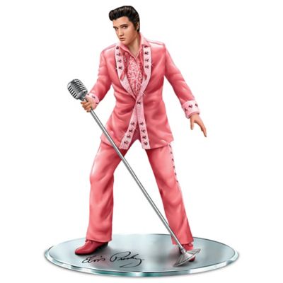 Elvis Presley All Shook Up For The Cause Breast Cancer Awareness Figurine