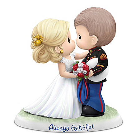 Precious Moments USMC Always Faithful Figurine