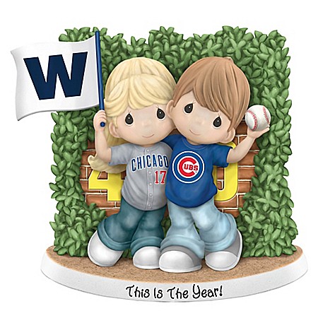 Precious Moments Chicago Cubs This Is The Year Figurine
