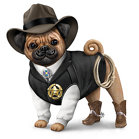 Sher-ruff S. Paws Pug Figurine