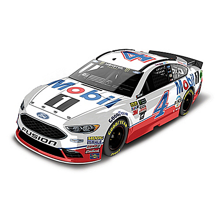 1:24-Scale Kevin Harvick No. 4 Mobil 1 2017 NASCAR Diecast Car