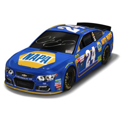 Chase Elliott Autographed 2017 NAPA Chevy SS 1:18-Scale NASCAR Car Sculpture