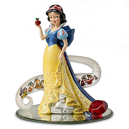 Disney's Snow White: Fairest Of Them All Figurine Enhanced With Swarovski Crystals