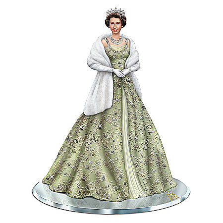 Reflections Of Queen Elizabeth II Handcrafted Figurine