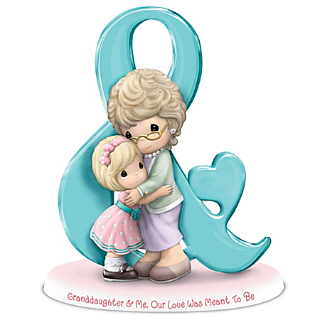 Precious Moments Granddaughter & Me Our Love Was Meant To Be Figurine