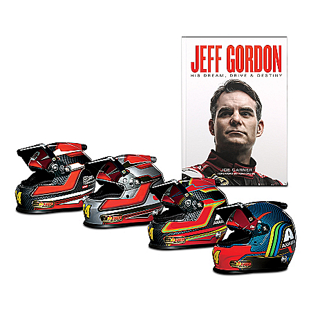 1:3-Scale Tribute To Jeff Gordons Legacy Racing Helmet Set