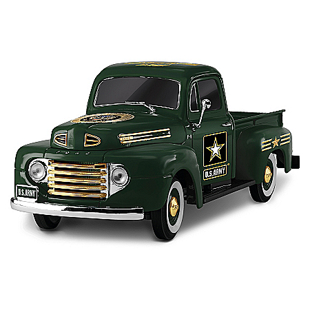 Class A Cruiser ARMY 1:36-Scale Ford Truck Sculpture