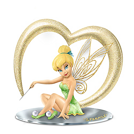 Disney She Leaves A Little Sparkle Wherever She Goes Handcrafted Tinker Bell Figurine