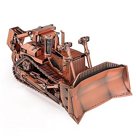 1:50-Scale Caterpillar D11T Track-Type Copper-Plated Finish Diecast Tractor