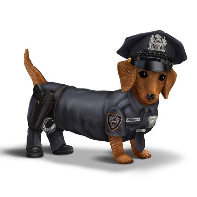 Blake Jensen Paw & Order Dachshund Figurine