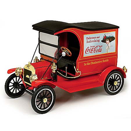 1:18-Scale COCA-COLA 1917 Ford Model T Cargo Van Diecast Car
