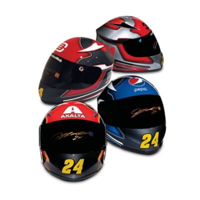 Jeff Gordon Autographed Replica NASCAR Racing Helmet