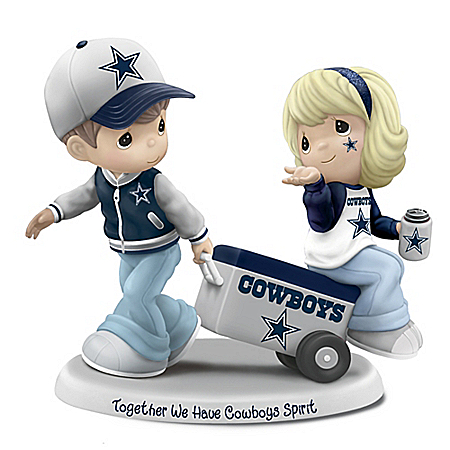 Precious Moments Together We Have Dallas Cowboys Spirit Figurine