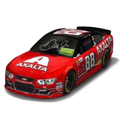 Dale Earnhardt Jr. Autographed 2017 Axalta Homestead Chevy SS 1:18-Scale NASCAR Car Sculpture