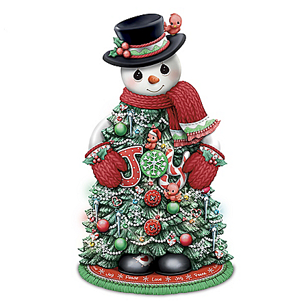 Precious Moments Snow Much Christmas Magic Illuminated Snowman Sculpture