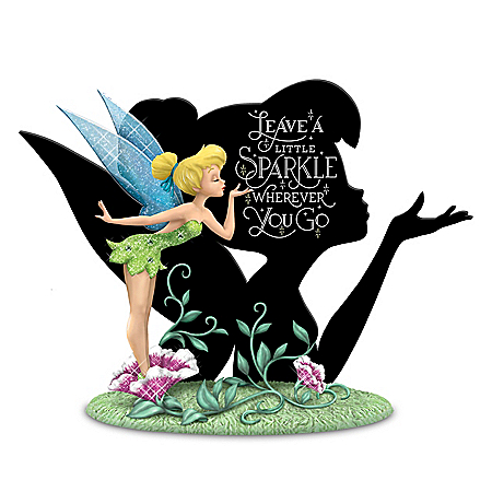 Leave A Little Sparkle Wherever You Go Hand-Painted Tinker Bell Figurine