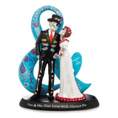 Blake Jensen You & Me, Our Love Will Always Be Sugar Skull-Inspired Personalized Figurine
