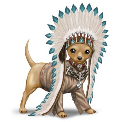 Chief Barks A Lot Chihuahua Handcrafted Figurine
