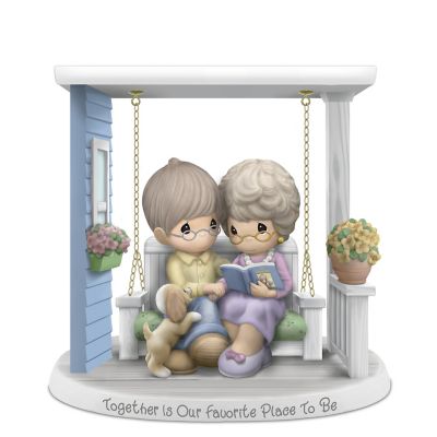 Precious Moments Together Is Our Favorite Place To Be Porcelain Figurine