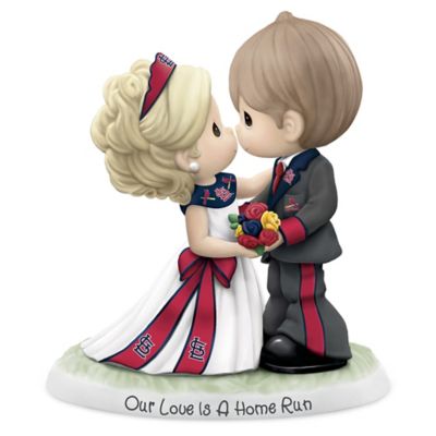Precious Moments Our Love Is A Home Run St. Louis Cardinals Porcelain Figurine