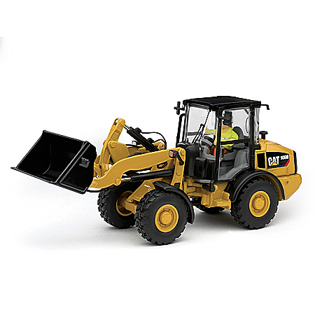 1:50-Scale CAT 906M Compact Wheel Loader Diecast Tractor With Removable Operator Figurine