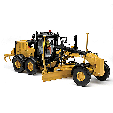 1:50-Scale CAT 140M3 Motor Grader Diecast Tractor With Collector's Box