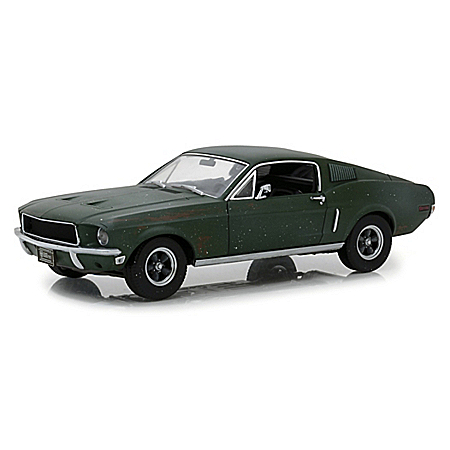 1:18-Scale Unrestored 1968 Ford Mustang GT Bullitt Diecast Car