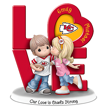 Precious Moments Personalized Hand-Painted NFL Figurine
