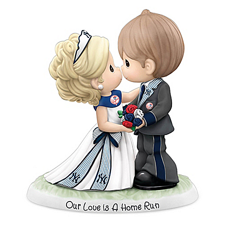 Precious Moments New York Yankees Our Love Is A Home Run MLB Figurine