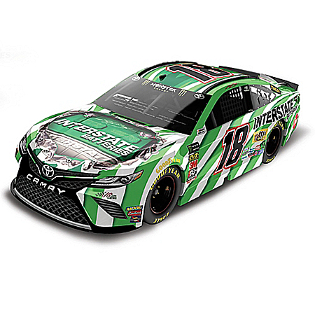 Kyle Busch No. 18 Interstate Batteries 1:24-Scale 2019 Diecast NASCAR Car
